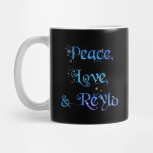 Peace, Love, & Reylo (Starry Night) Mug